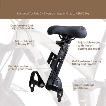 

Bike Kids Seat Child Bike Seat Front-Mount Child Bike Seat Bike Kids Bike Seat Front Mounted Mounted Bicycle Seats Detachable