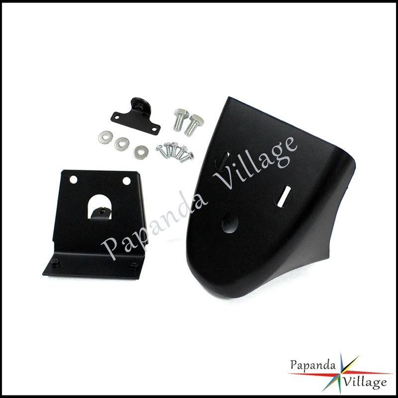 ハーレースポーツスター-黒のフロントチンスポイラー,ハイダフェード,8