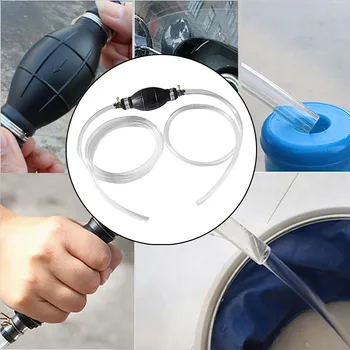 

Automobile Suction Pipe Motorcycle Manual Siphon Oil Hand Siphon Petrol Diesel Water Oil Liquid Fuel Transfer Easy Use New