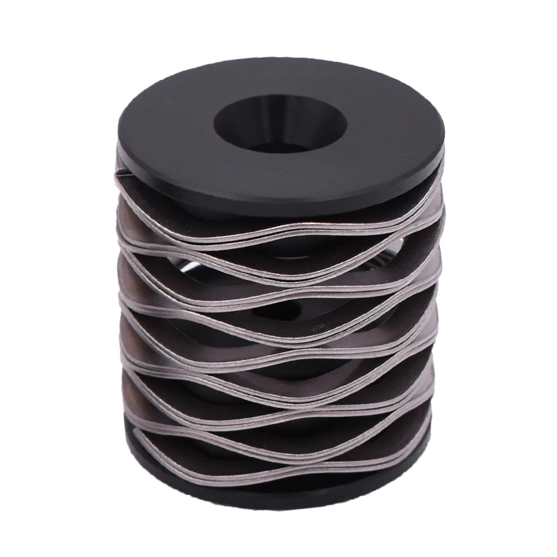 Double Layers Spring TWTOPSE Pro Wave, пружинный велосипедный задний амортизатор для Brompton, складная велосипедная подвеска, 304, нержавеющая сталь, пружинная титановая часть болта - Цвет: Double Layers Spring
