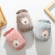 Для больших детей, молодых студентов, Детские манжеты с длинными рукавами, плюшевые, с героями мультфильмов, милые, для мужчин и женщин, малышей, противообрастающие, не грязные, Осенние& W