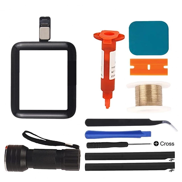 Screen Repair Kit Fit Apple Watch SE 40mm - Front Glass Lens Replacement