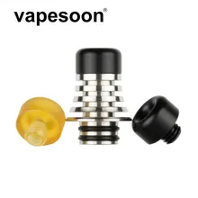 510 капельные наконечники, аксессуары для сигарет PEI, уникальный капельный наконечник из нержавеющей стали для 510, нить V8, детский атомайзер Kayfun V5 RDA RTA