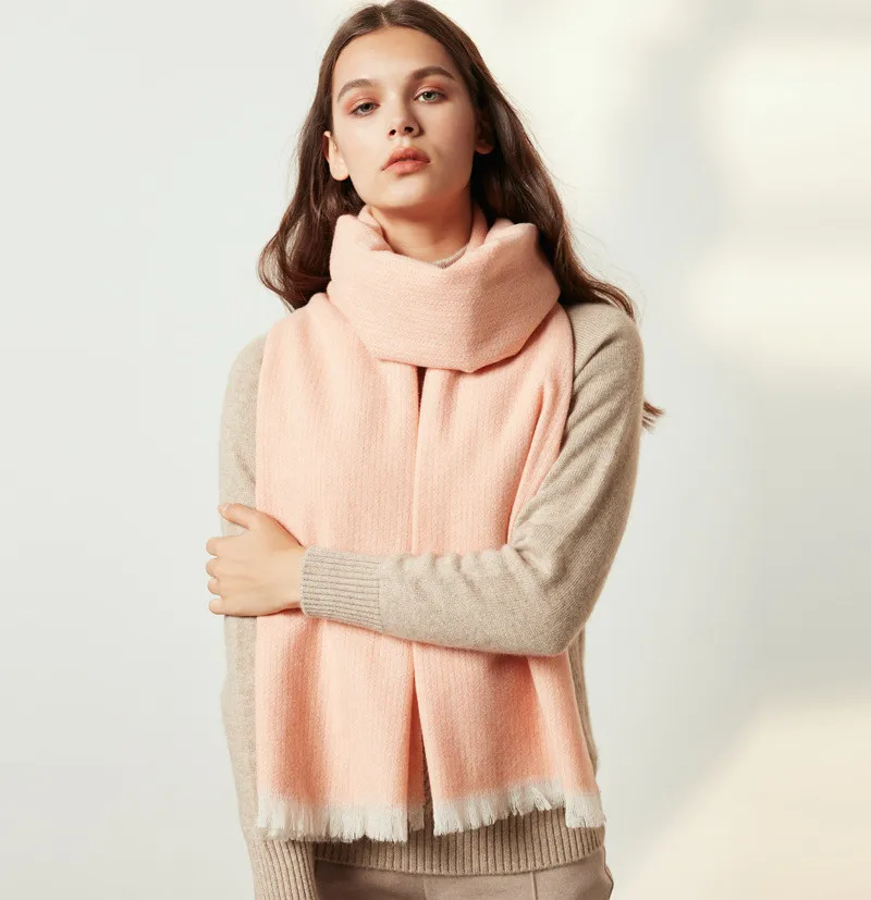 Роскошный бренд плед Зимний шарф мягкий теплый кашемировый шарф женская модная шаль для дам шарфы обертывания Дизайн Шерстяной палантин