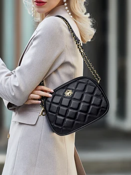 

ZOOLER Soft Real Cow Leather ladies Hand Bags for College luxury Brand Women Shoulder Messenger Bags Designer Black Purses Hot