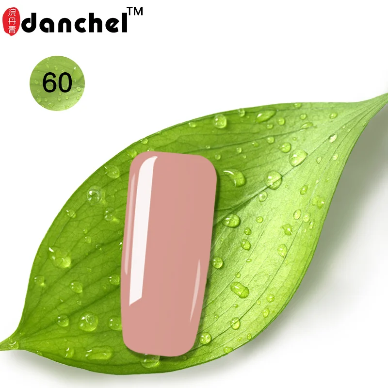 60 Danchel 9 мл гель покрытые лаком ногти художественный гель uv Vernis светодиодный праймер Полупостоянный светодиодный Гель-лак для замачивания Гель-лак для ногтей основа и верхнее покрытие - Цвет: 60