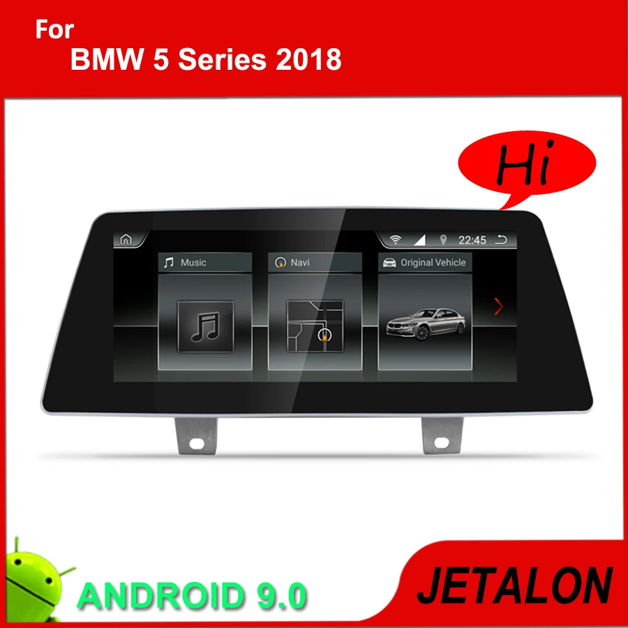 Автомобильный мультимедийный плеер JETALON 10 25 &quotIPS экран для BMW 5 серии G30 EVO 2018 2019