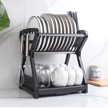 

Multifunctional kitchen tableware drain rack suitable for dish storage racks for bowls, chopsticks and cups