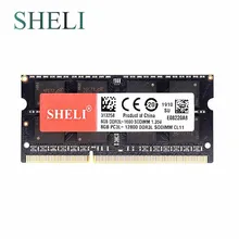SHELI новые ноутбуки памяти 8 Гб 2RX8 PC3L-12800S DDR3L 1600 МГц 204pin CL11 памяти ноутбука