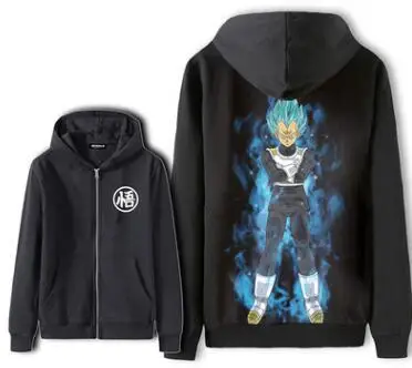 Новые зимние куртки и пальто худи Dragon Ball Аниме Мастер Роши Сон Гоку с капюшоном на молнии мужские толстовки на застежке