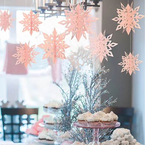 6 шт. Sentiu Floco De Neve Do Floco De Neve De Natal Festa De Natal Casamento Каса Декор Cena Diy Ornamento Decorao Do Partid