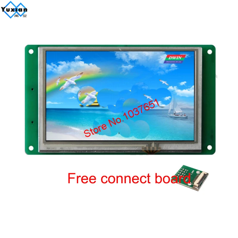 Tridimensional Polegadas Mini Dgus Smart Serial Tft Display Módulo Lcd