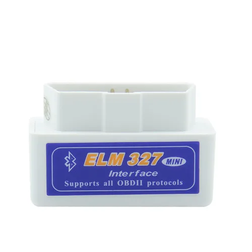 white OBDII 2 V2.1 Мини ELM327 OBD Bluetooth OBD2 Авто сканер автомобиля ELM 327 Тестер диагностический инструмент для Android Windows Symbian - Цвет: white