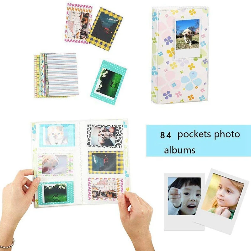 Для аксессуаров для камеры Polaroid набор из 8 предметов для Mini8 8+ 9 Включая цветную посылка фотоальбом веревка цветная рамка