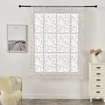 

Flower Tulle Curtains Modern Curtains For Living Room Transparent Tulle Curtains Window Drapes Sheer For The Bedroom