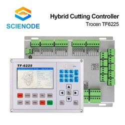 Controlador híbrido do corte das cabeças do eixo 2 do controlador tf6225 4 do laser do co2 da fibra de scienode para estacas do metal/materiais não metálicos