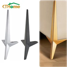 

1/2pcs Furniture Legs Metal for Sofa Feet Gold Lengthen TV Dressers Coffee Table Leg Bathroom Cabinet Chairs Feet Height 15cm