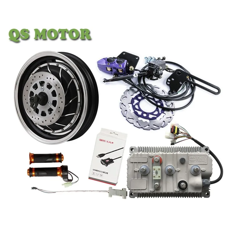 QS273 8000W 72V V3 14 дюймов электродвигатель мотоцикла преобразования Наборы|kit kits|kit