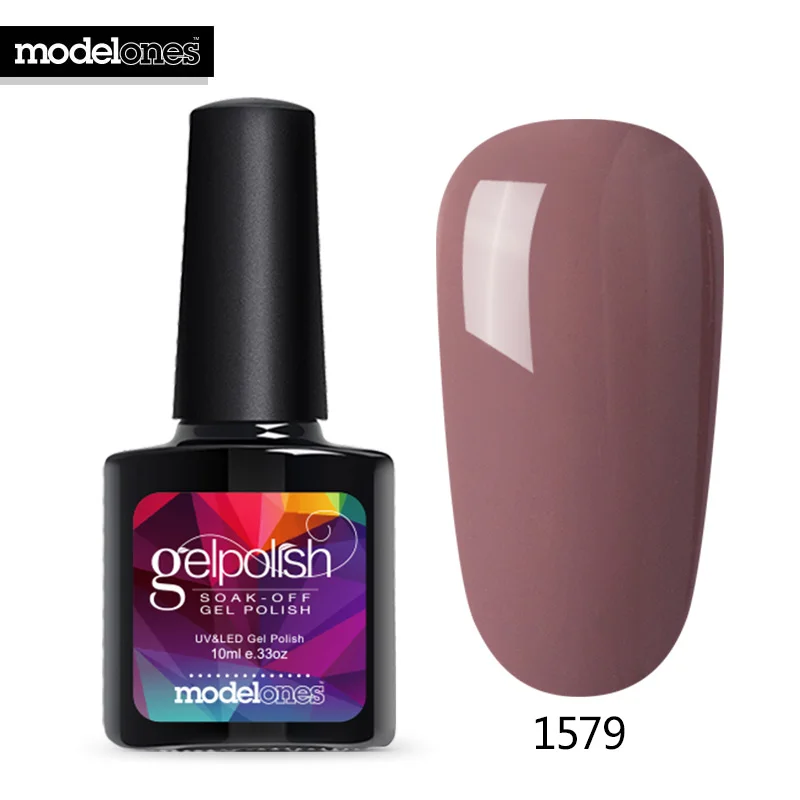 1579 Блестящий светодиодный лак для ногтей Modelones, лак для ногтей с блестками, гель для ногтей, полуперманентный лак для ногтей - Цвет: 1579