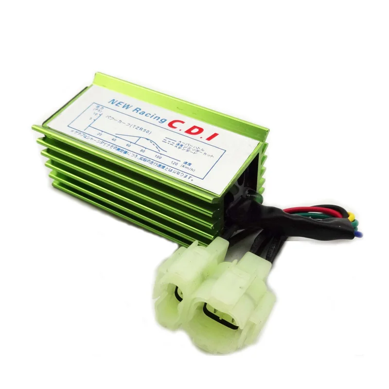 XLJOY зеленый гоночный 6 Pin AC cdi-зажигание коробка для GY6 50cc 70 90cc 110cc 125cc 150cc моторный Мопед ATV Quad Багги-скутер