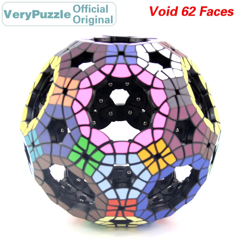 VeryPuzzle Void усеченный Icosidodecahedron 62 лица футбол магический куб скорость скручивающаяся Головоломка Развивающие игрушки для детей