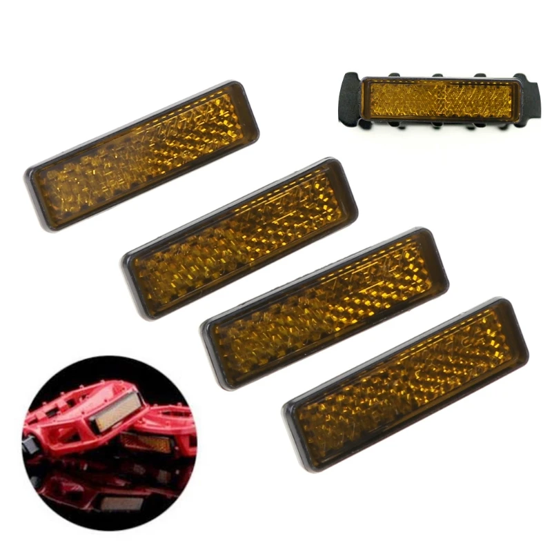 4 шт./компл. Педальный отражатель для велосипеда безопасный ночной велосипедный