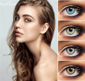 

EYESHARE 2pcs/pair Hidrotone Eyes Crystal Natural Color Contact Lenses Cosmetic Contacts