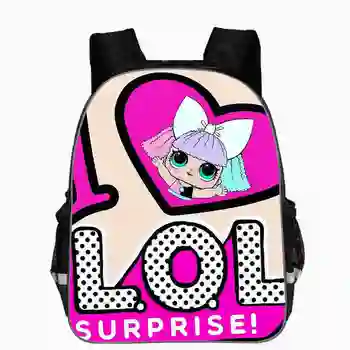

Children School Bags LOL Dolls Schoolbag for Boy Backpack 3d Printing Book Bag Backpack for Teenagers sac a dos enfant