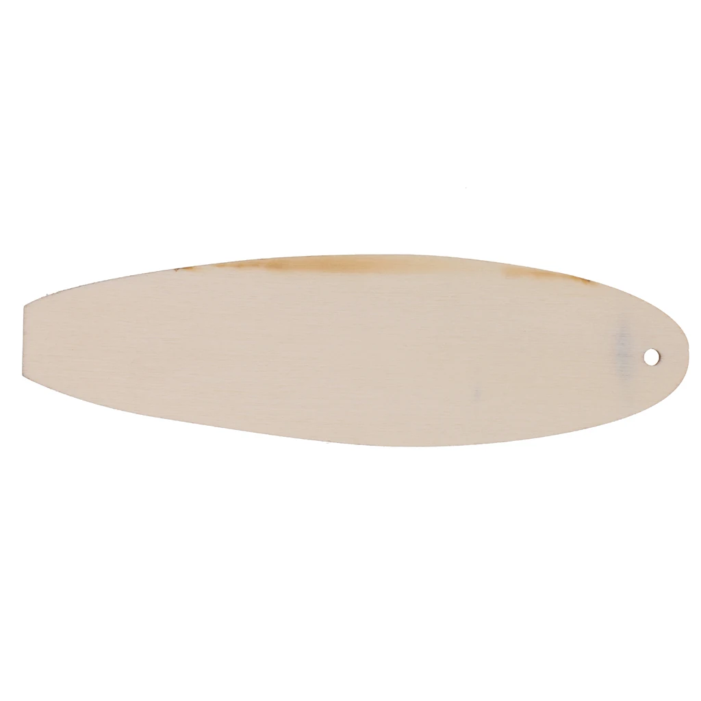 Pack of 8pcs Wooden MDF Surfboard shape Cutout for Craft Embellishment Tag