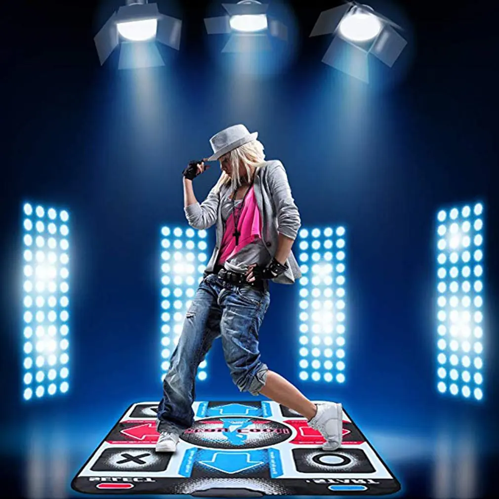 USB 11-key Dance Mat Bemall Dance Mat Dance Pad Non-Slip Dancing Blanket Dancing Step Pads to PC with USB