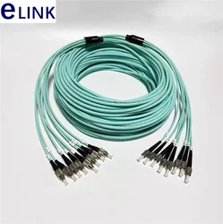 Cables de fibra blindada 250mtr 8 core OM3, cable de puente de fibra óptica blindada a prueba de trinquete SC LC FC ST UPC 8, ELINK ftth 250m