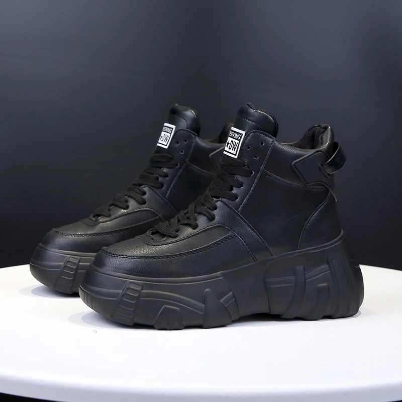 Модные женские Ботинки martin Новинка 2019 года Сезон Зима повседневная кожаная обувь