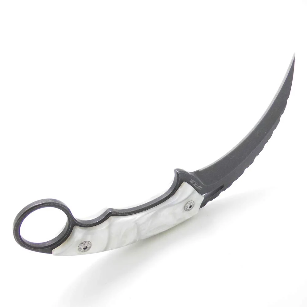 black MASALONG Toucan ножи Охота в походе инструменты выживания Открытый тактический Karambit боевой нож M130 - Цвет: black