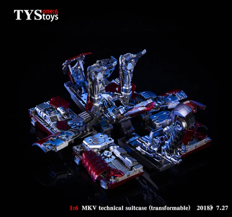 Новинка 1/6 Железный человек сцена аксессуары MK5 чемодан подвижный взрывоопасный трансформируемый техническая модель чемодана коллекция