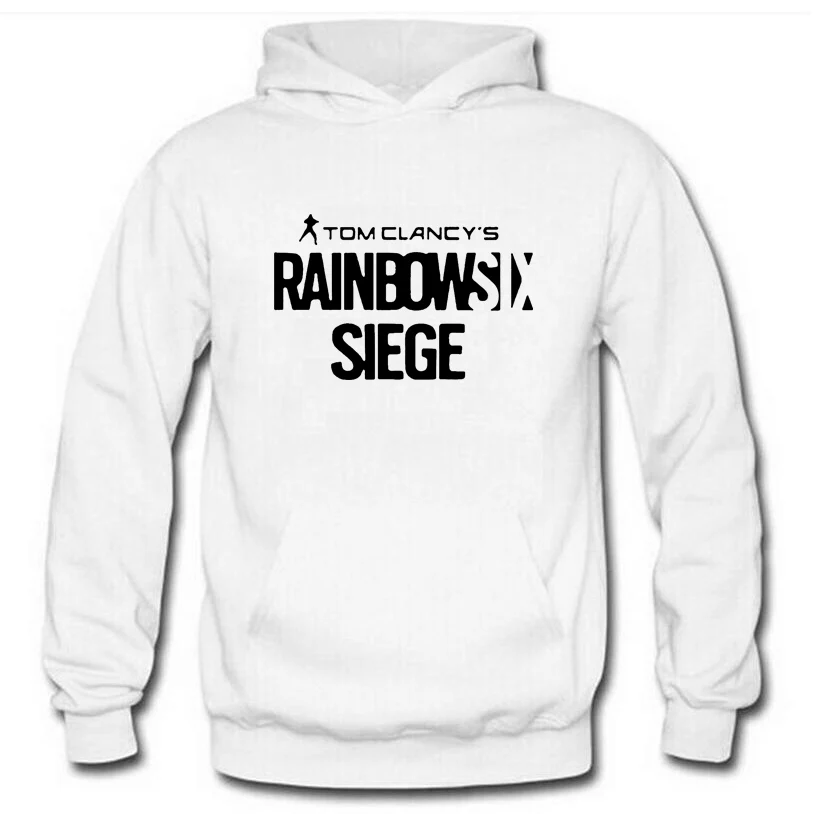 Rainbow six siege толстовка мужская осень зима harajuku толстовка флисовая Толстовка спортивный костюм в стиле хип-хоп Новая мода мужские толстовки с капюшоном - Цвет: 01