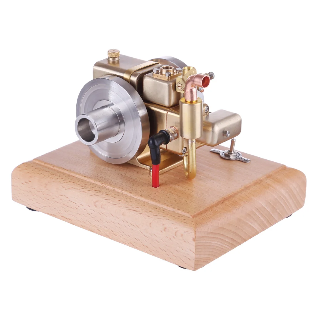 

2.6cc Water-cooled Mini Four-stroke Gasoline Engine Model with Wooden Base