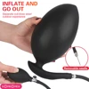 Super Large Inflatable Big Butt Plug Pump Anal Dilator Massager Expandable No Vibrator Anal Balls Sex Toys for Women Man Gay 1