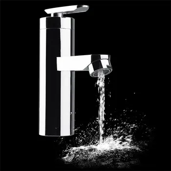 

Brushed Chrome Waterfall Bathroom Basin Faucet Single Handle Sink Mixer Tap Polish Tub Spout Design Bathroom Basin Faucet