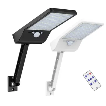 

1pcs remote control solar street light 48 LED Solar Motion Activated Wall Lamp Bright Waterproof Wireless Security Outdoor P