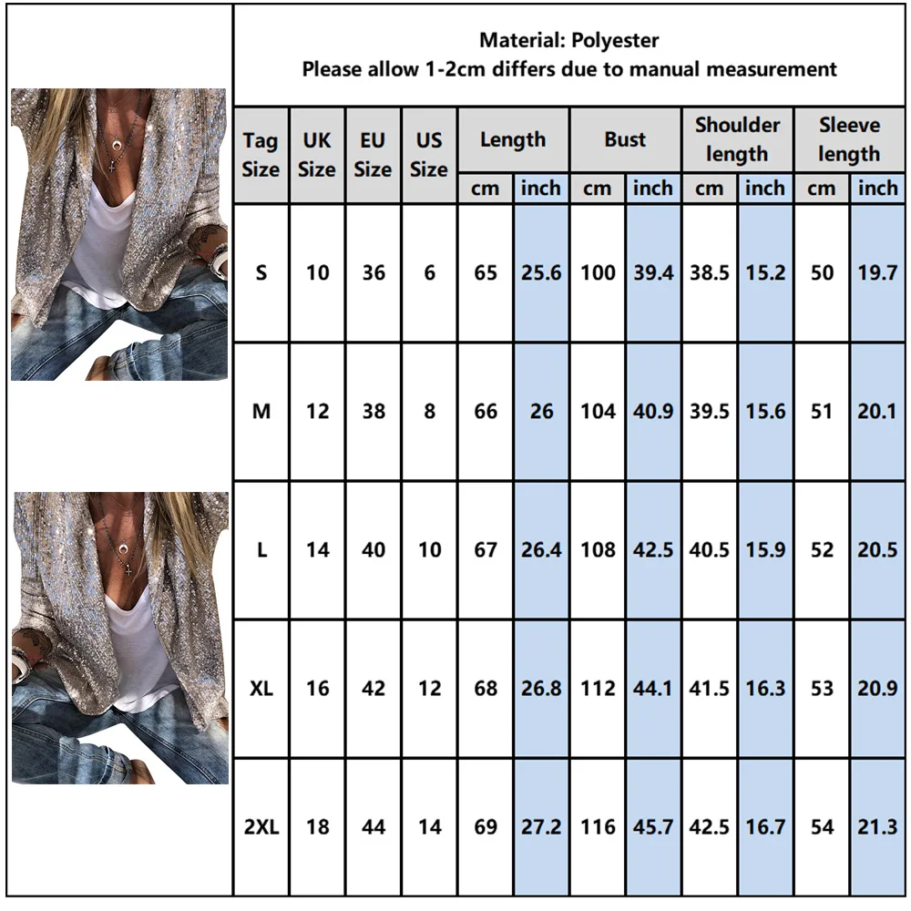Женские блейзеры и куртки с пайетками,, дамский костюм, пальто, куртки для офиса, бизнеса, работы, длинный рукав, отложной, женские блейзеры