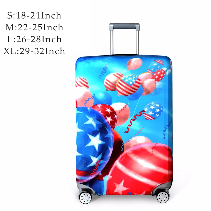 Luggage Cover 7 Защитный чехол для чемоданов эластичный уплотненный дорожный мешок для пыли багажные Чехлы аксессуары защитный чехол для костюма чехол 112 - Цвет: Luggage Cover 7