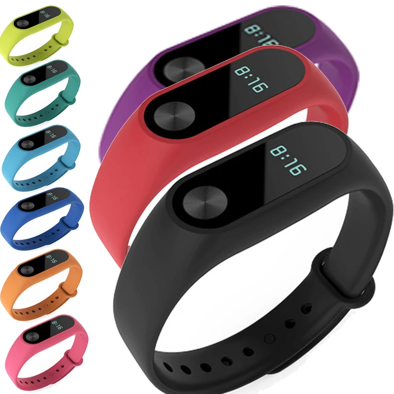 Ремешок сменный силиконовый для смарт часов Xiaomi Mi Band 2|Смарт-аксессуары| |