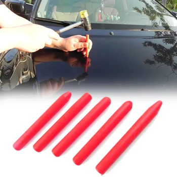 

5Pcs Red Nylon Pen Knock Down Auto Car Paintless Dent Repair Hand Tool Kit Set