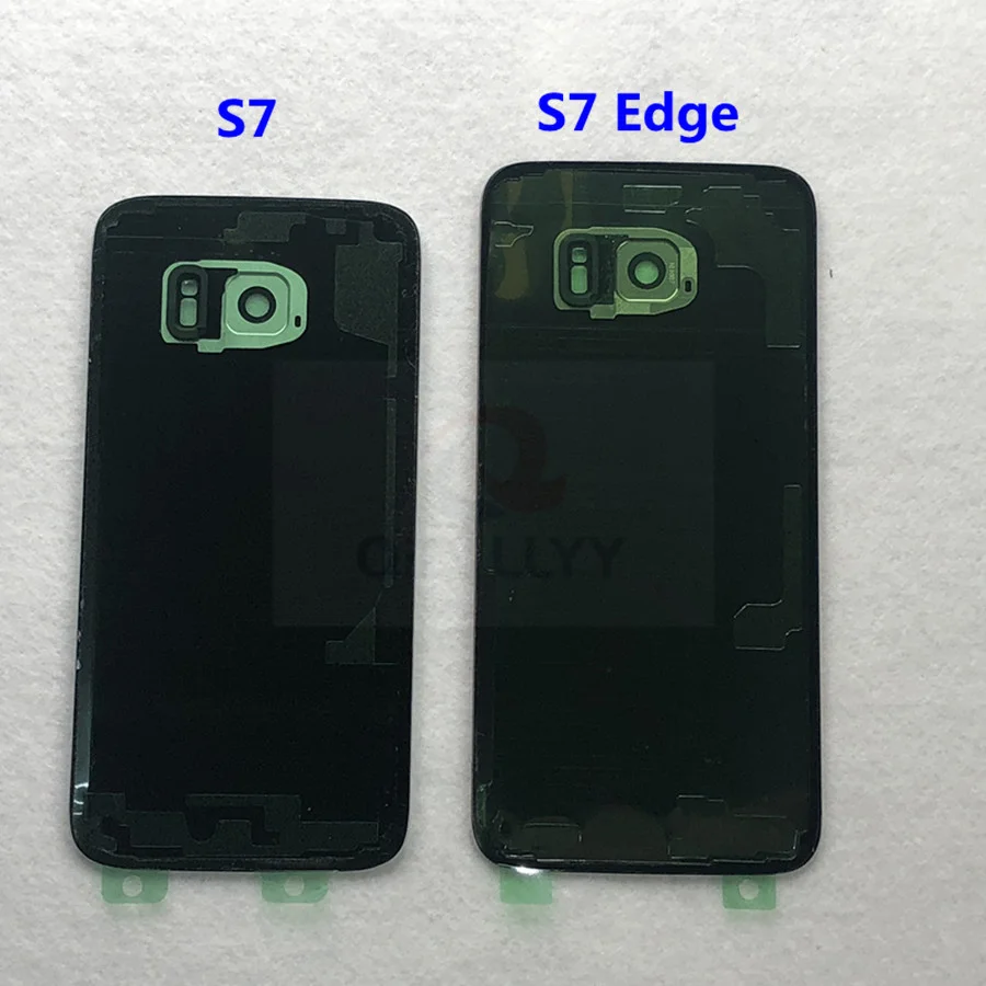 Чехол для SAMSUNG Galaxy S7 G930F/S7 Edge G935F Задняя стеклянная крышка аккумулятора Корпус