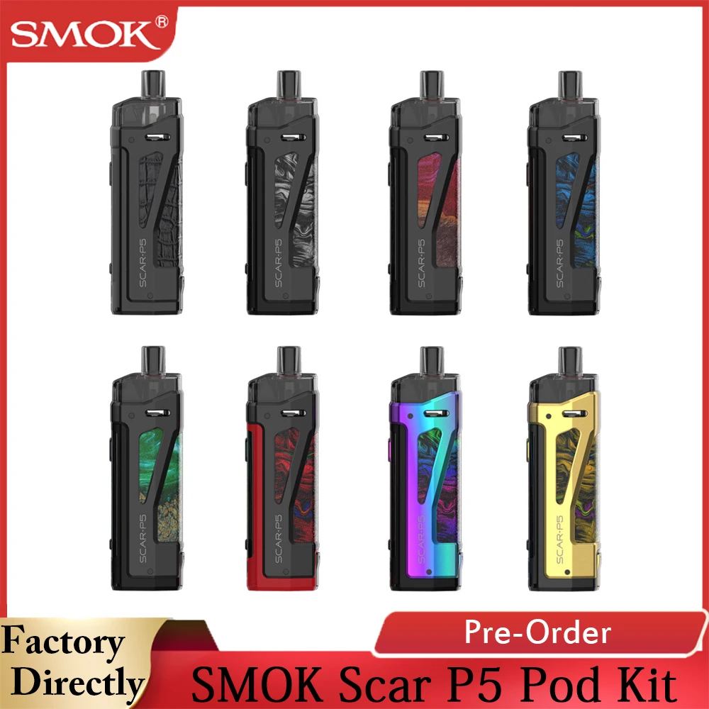 Электронная сигарета SMOK SCAR P5 Pod с одной батареей 18650 и емкостью 5 мл|Системы