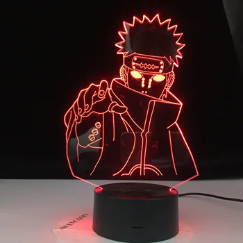 

Nagato Figure Six Paths of Pain Naruto Kids Night Light Led Colors Changing Child Bedroom Nightlight Birthday Gift Table Lamp