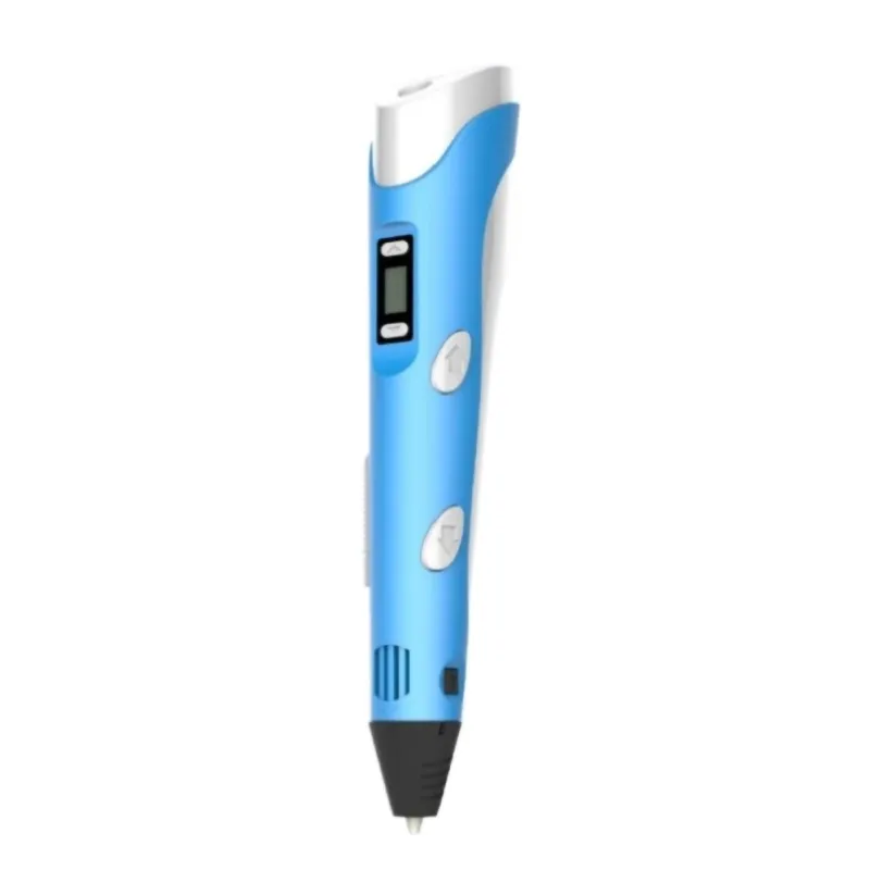 3D печать Ручка USB питание безопасная нормальная температура дети мальчик девочка принтер ручка с PLA нити - Цвет: blue
