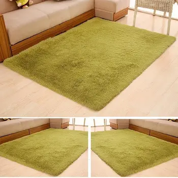 

Soft Fluffy Rugs Anti-Skid Shaggy Area Rug Floor Mats For Living Rooms Bedroom Bathroom Home Supplies Large Size