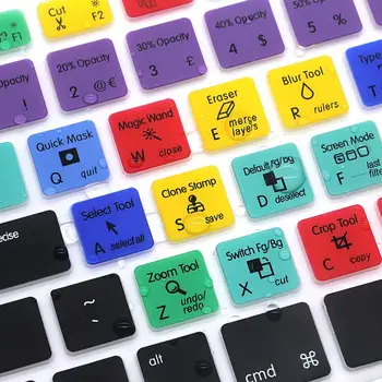 

European Version Adobe Photoshop Shortcut Keys Keyboard Protector Keyboard Cover