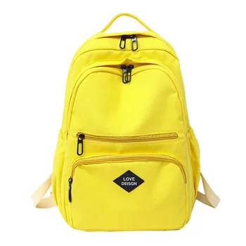 

2019 New High-quality Fashion Leisure Korean Version Of Harajuku Wild Student Backpack Lady Bag School Bag